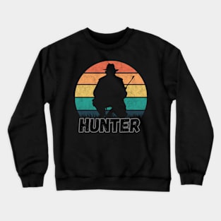 A hunter with a rifle Crewneck Sweatshirt